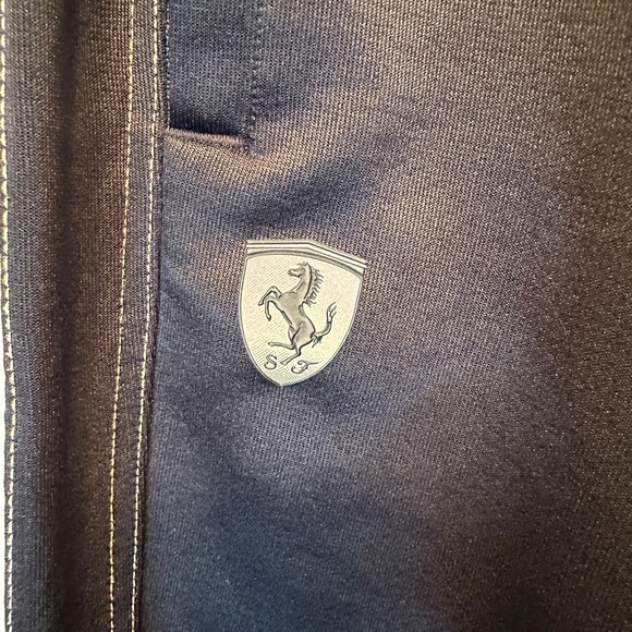 PUMA Scuderia Ferrari Men's Size Small Motorsport Sweatpants Black Drawstring - Picture 2 of 13